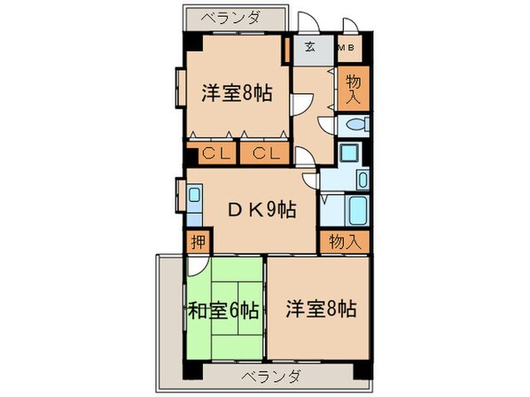 第二平安ビルの物件間取画像